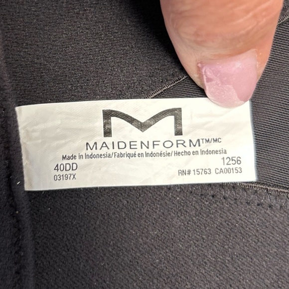 Maidenform Women's Firm Tummy-control Easy Up Strapless Bodysuit Size 40DD Black - Picture 11 of 13